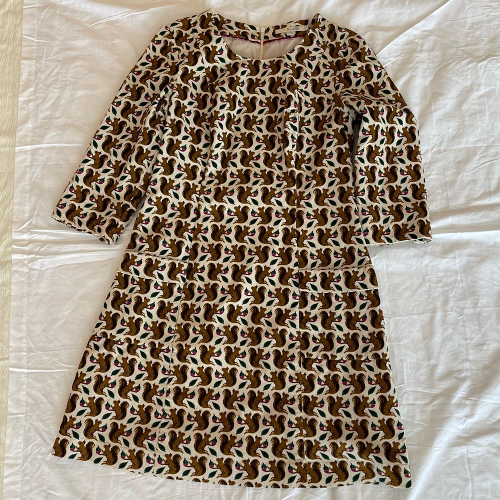 Boden squirrel dress ✨HAS POCKETS!✨